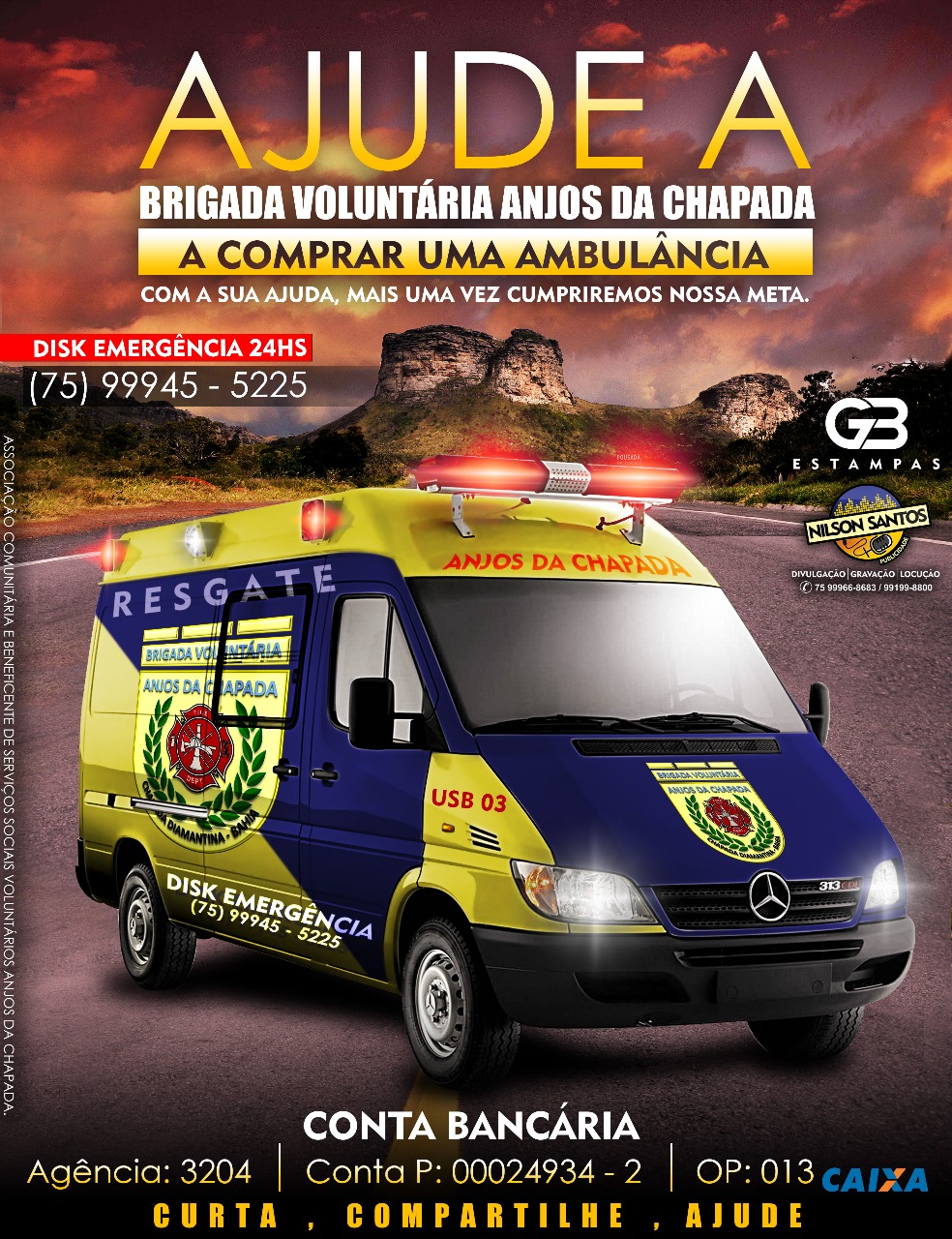 Vaquinha Online -Doações - Foto de capa do Edilson Felix Oliveira